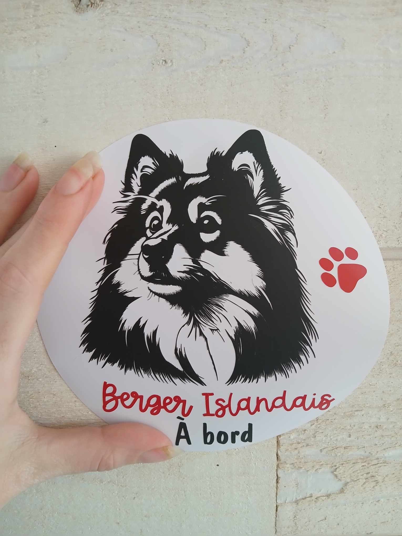 Autocollant Berger Islandais