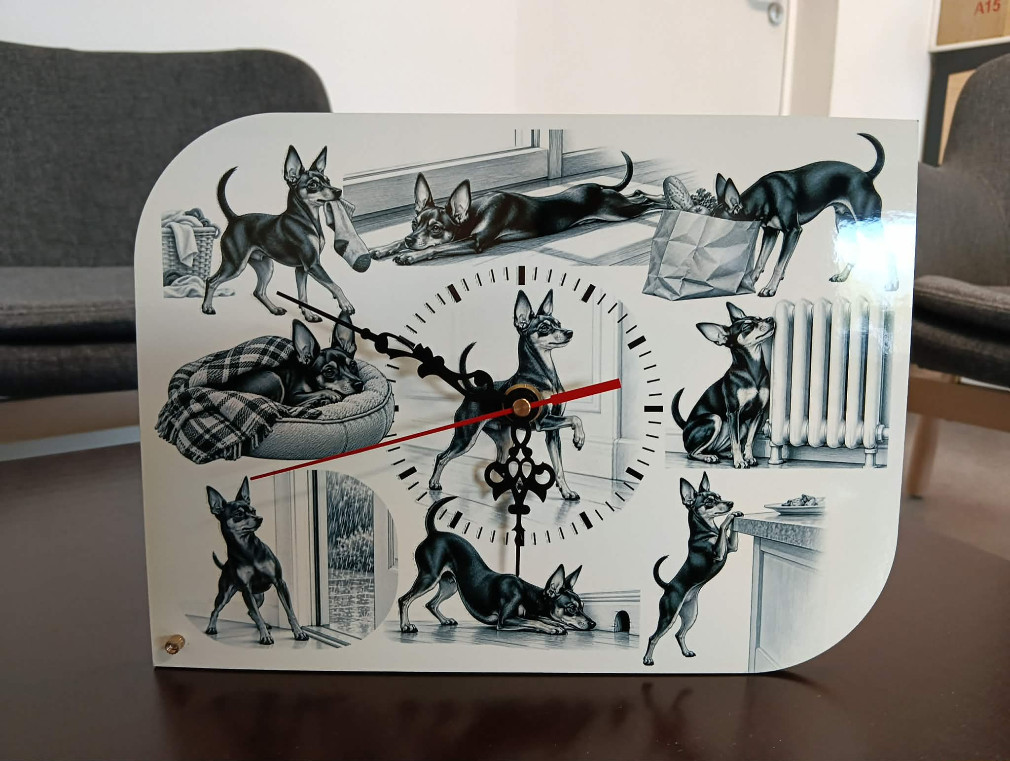 Horloge " Pinscher "