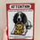 Miniature : Attention au chien – Panneau humour Springer 15×20 cm
