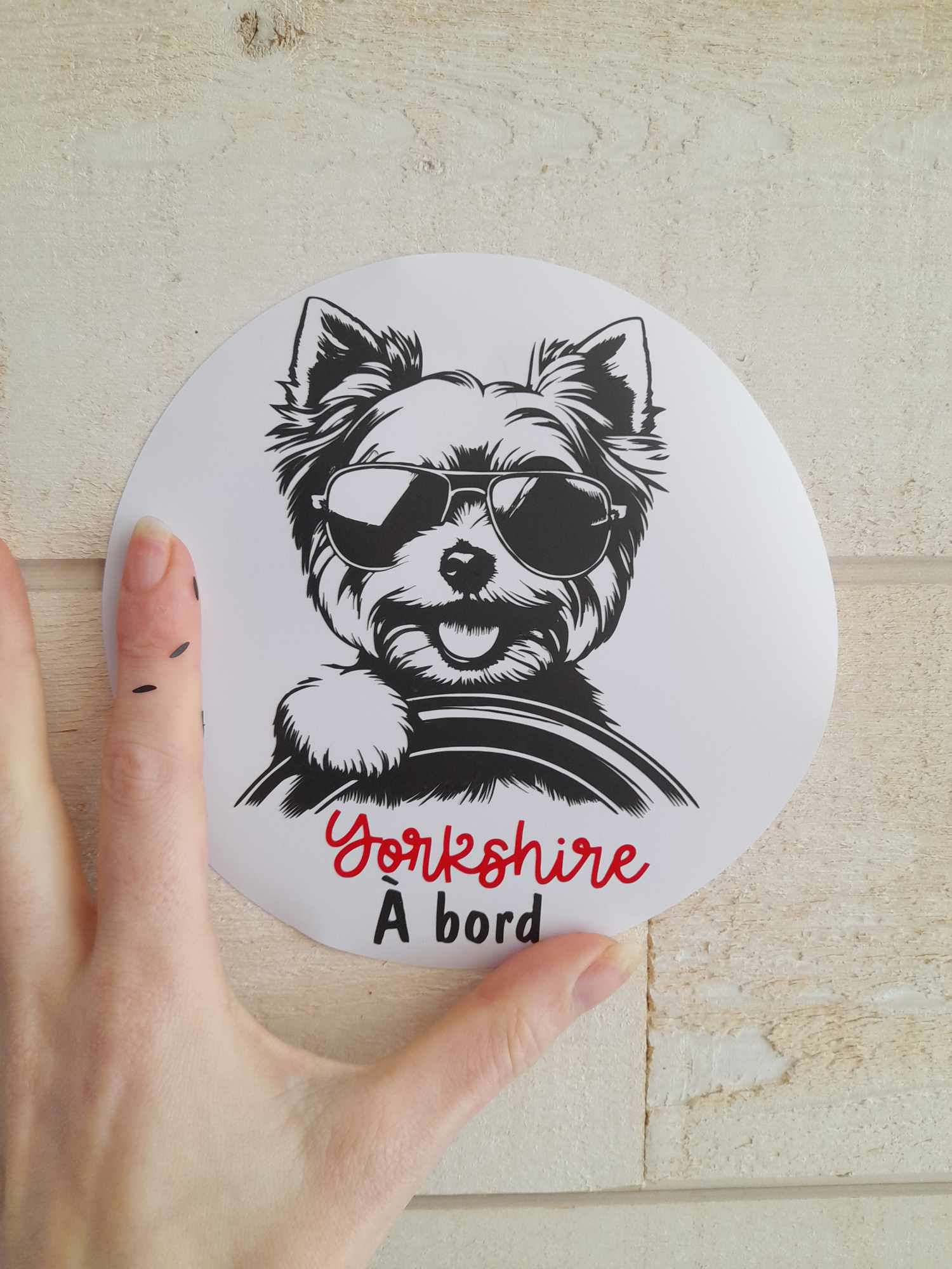 Autocollant Yorkshire Pilote