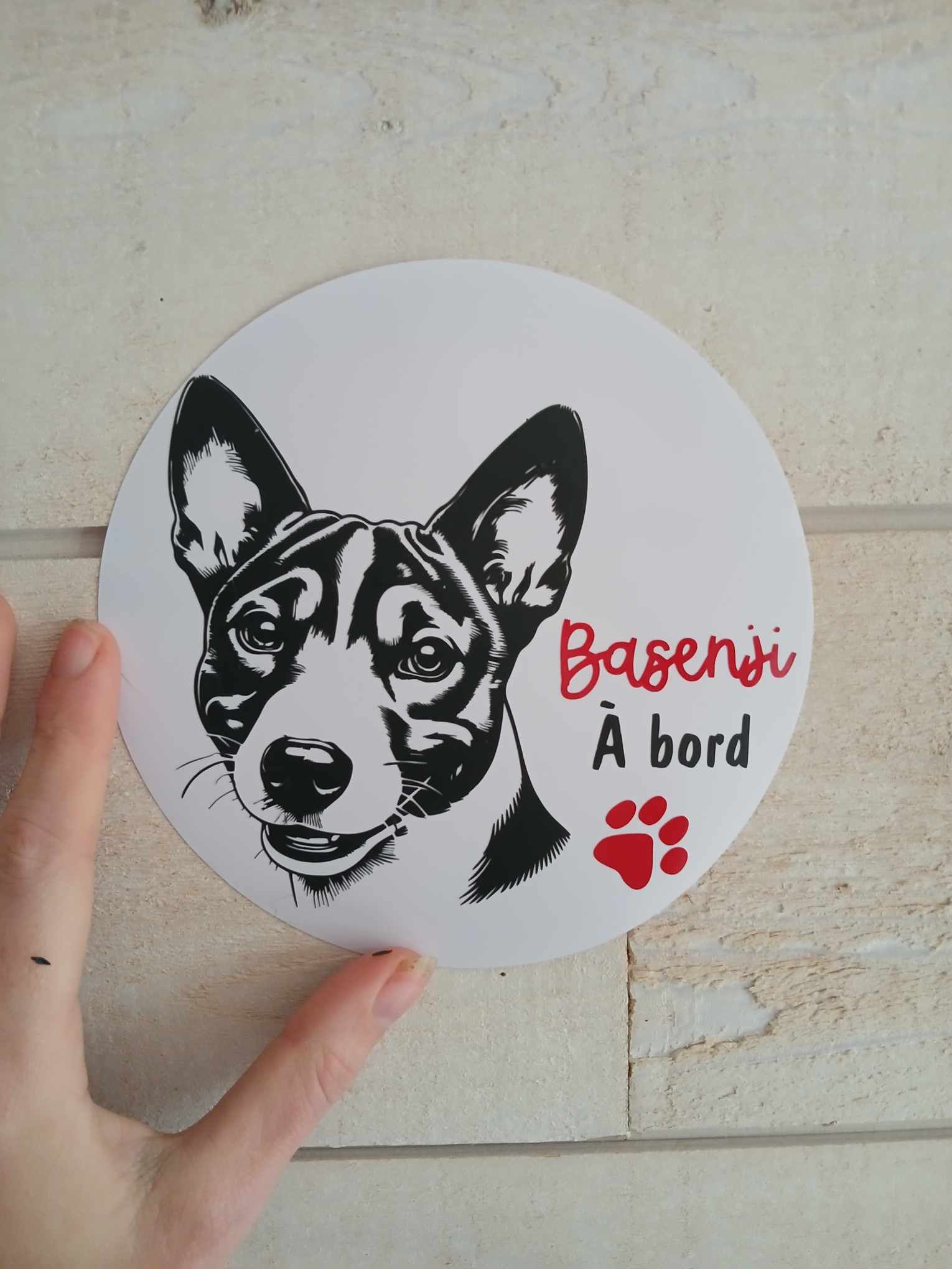 Autocollant Basenji
