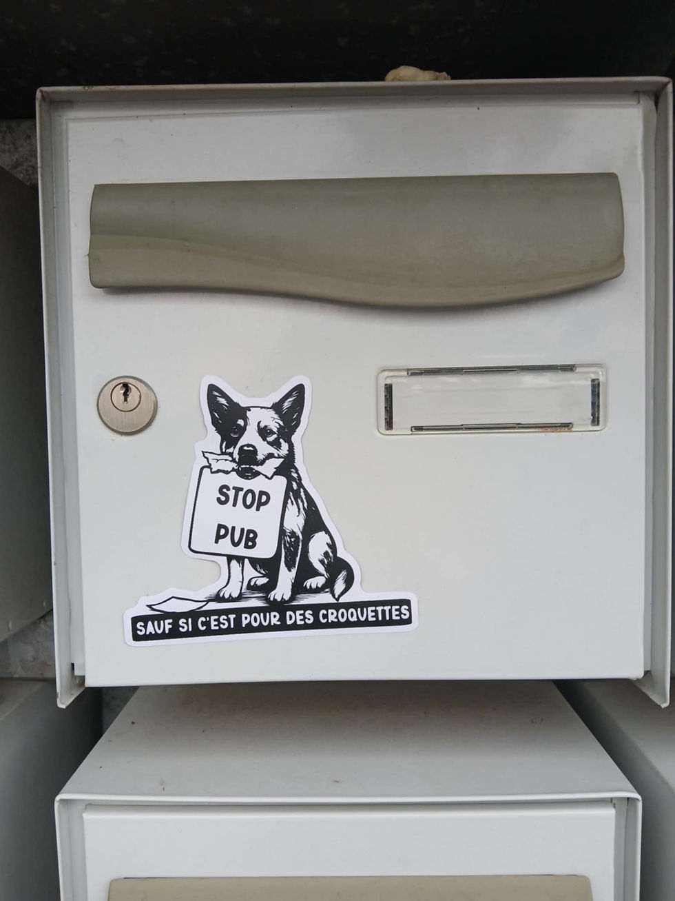 Miniature : Autocollant Stop Pub  Bouvier Australien