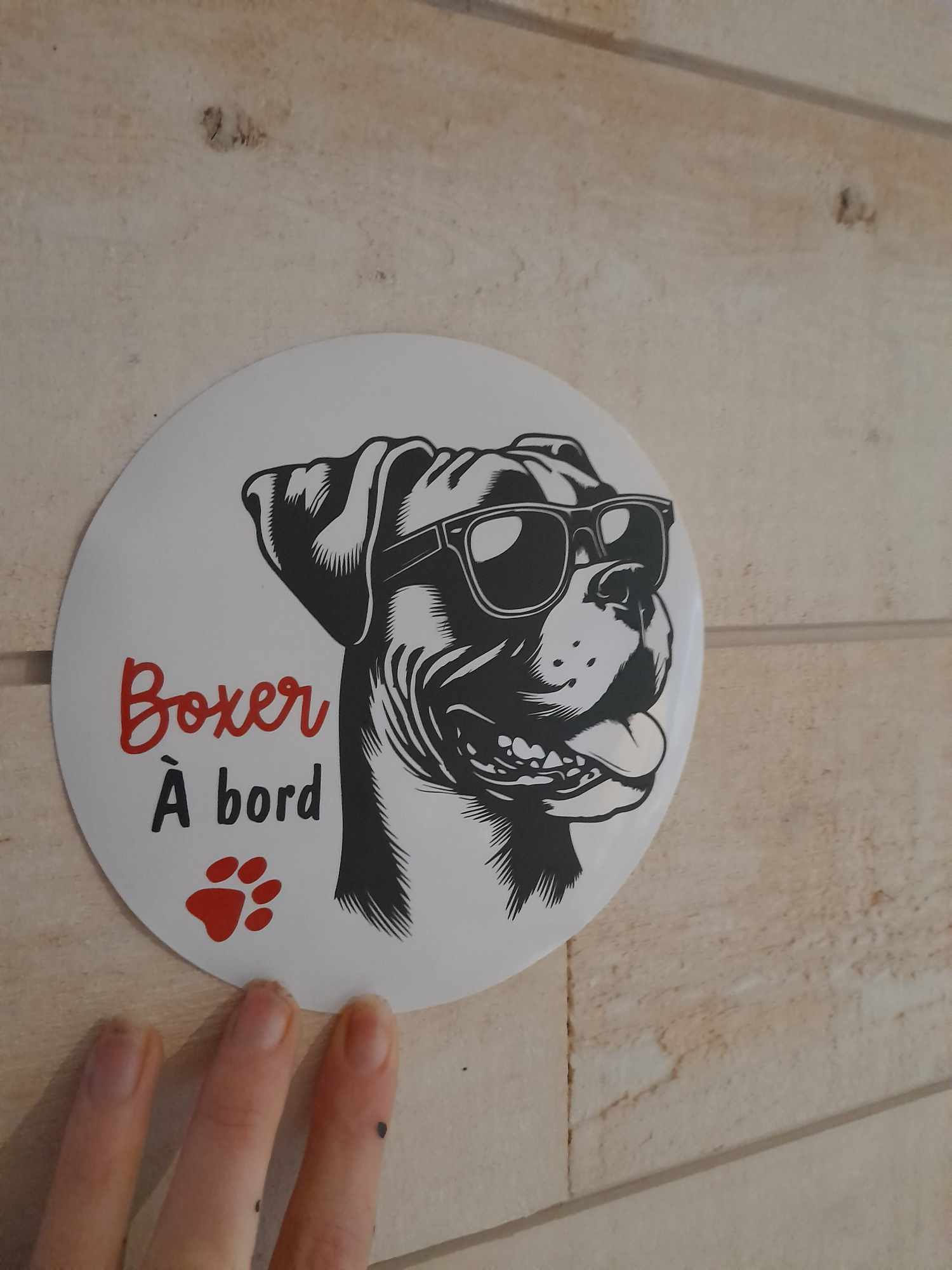 Autocollant Boxer Version 2