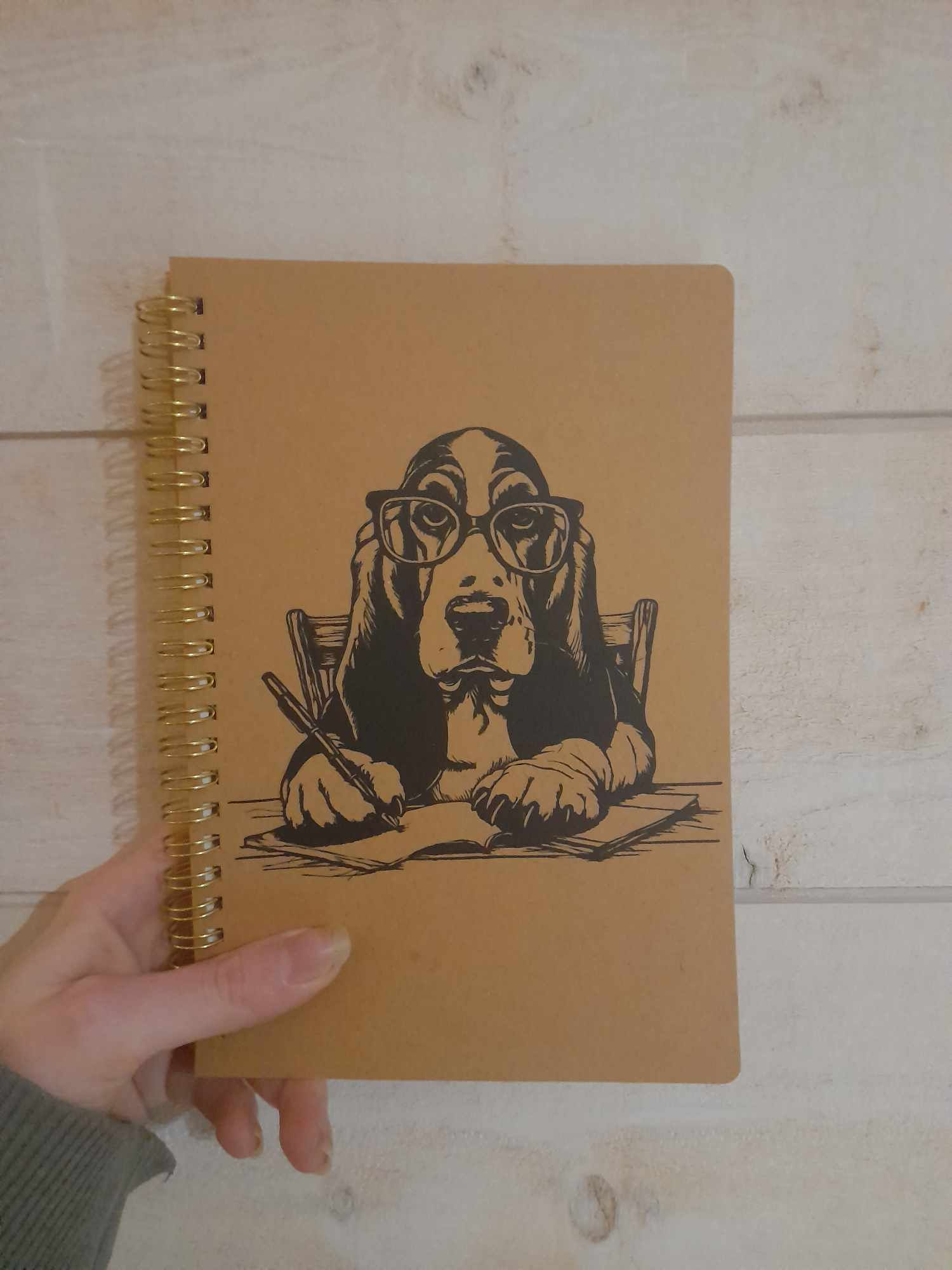 Cahier spirale Basset Hound
