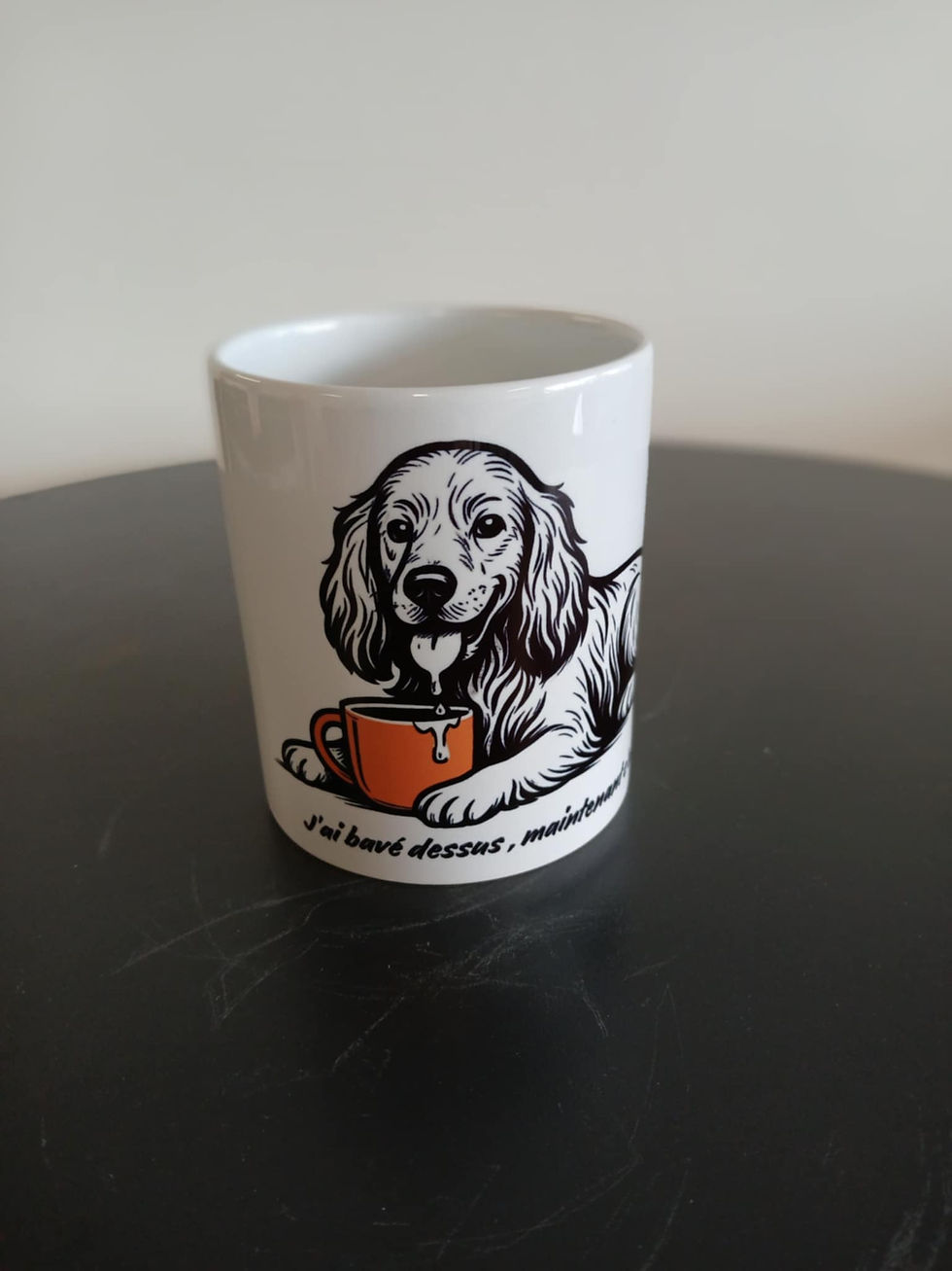 J’ai bavé dessus, maintenant c’est à moi" – Cocker