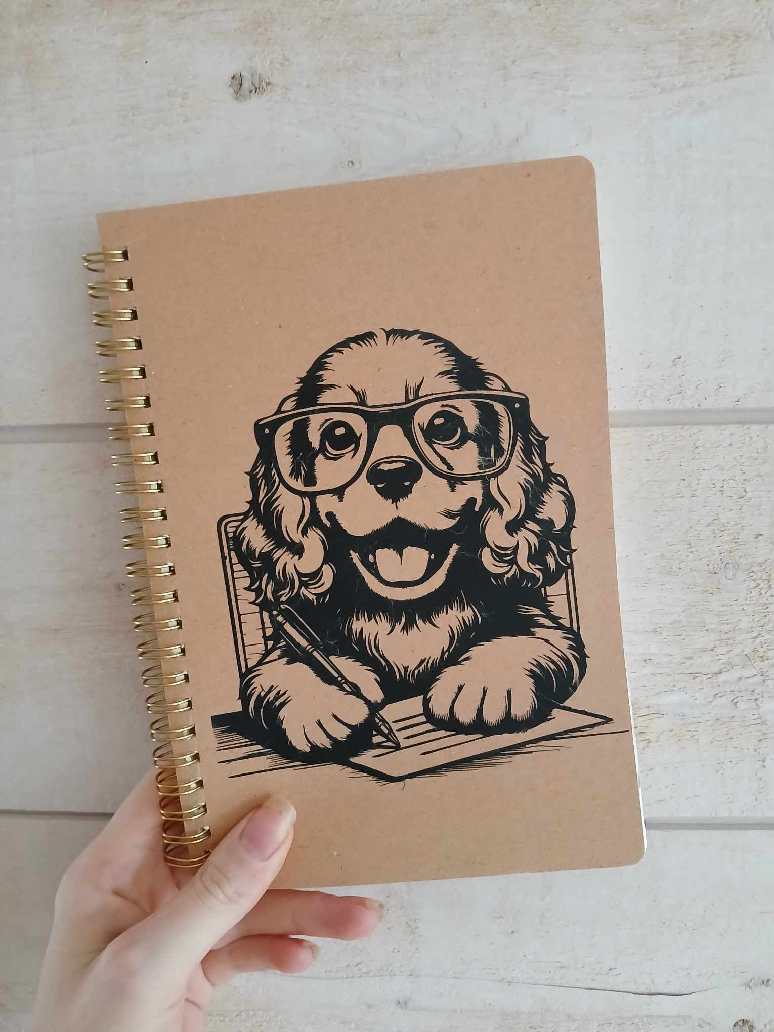 Cahier spirale Cocker