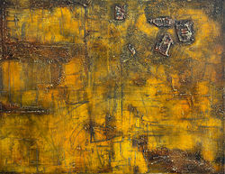 Memory Codes, técnica mixta sobre lienzo, 108x138cm, 2026
