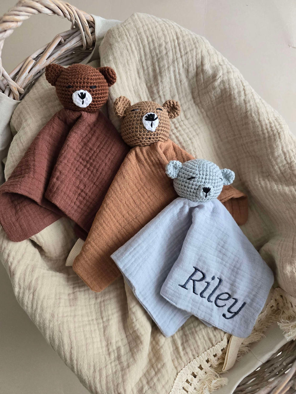 Thumbnail: Crochet Bear Comforter