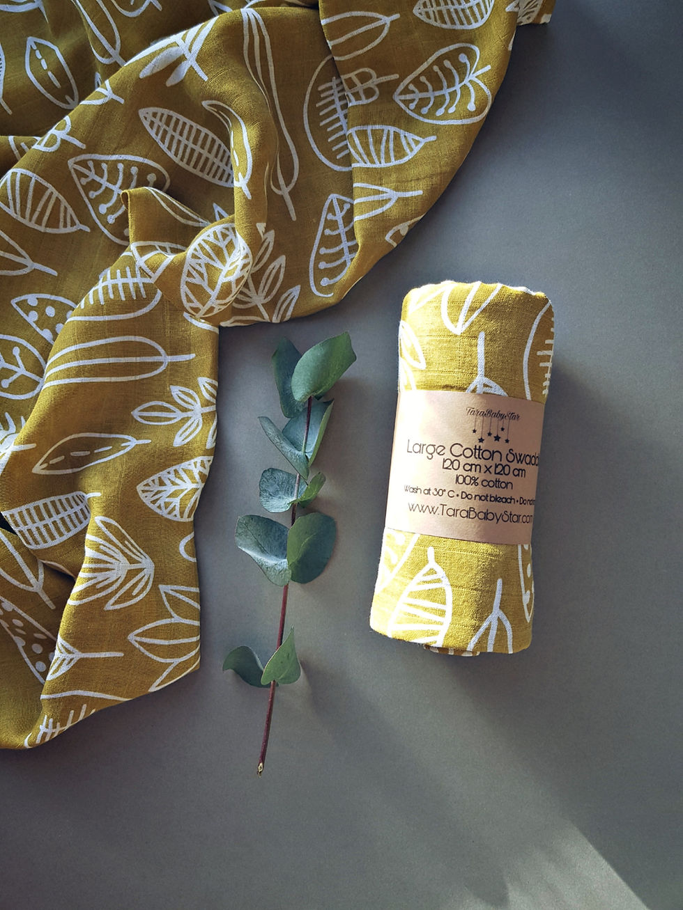 Thumbnail: Large Cotton Swaddle 120x120