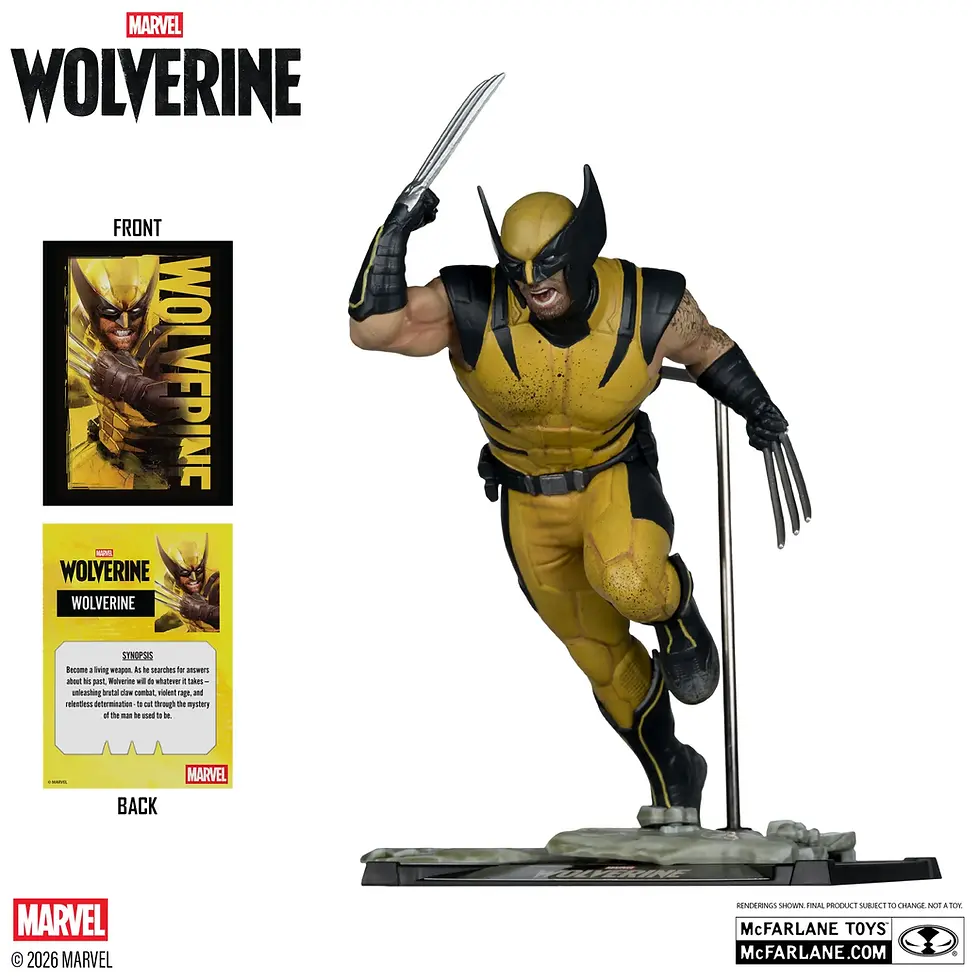 Miniatura: Marvel Games Collection 1/10 Wolverine The Game Figure