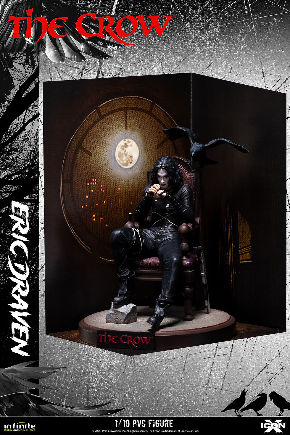 Miniatura: The Crow Eric Draven Icon X 1/10 PVC Figure