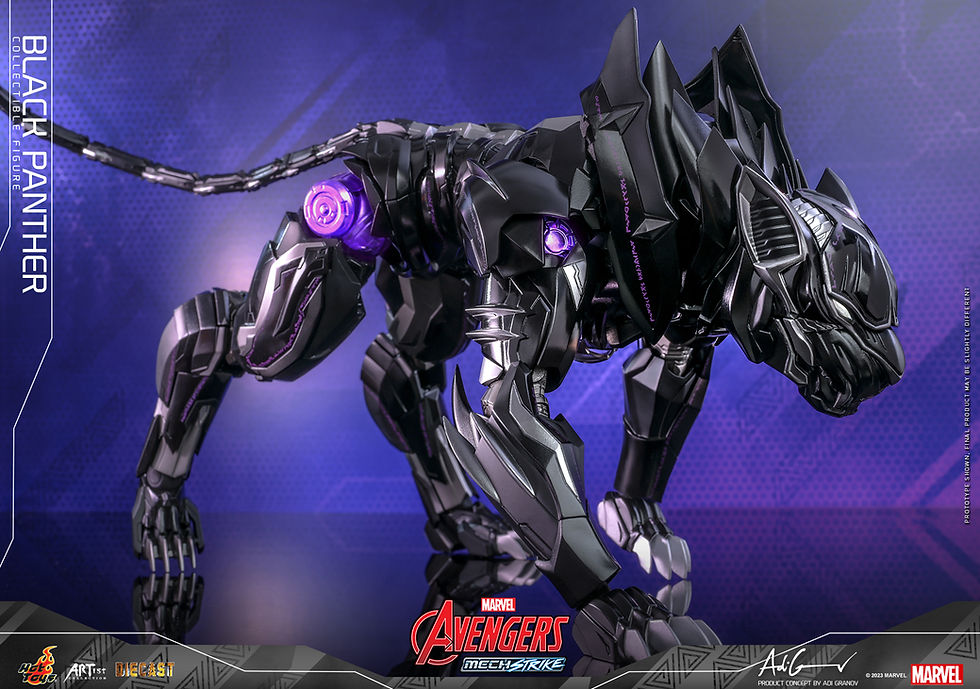 Miniatura: Hot Toys Marvel’s Avengers Mech Strike Black Panther