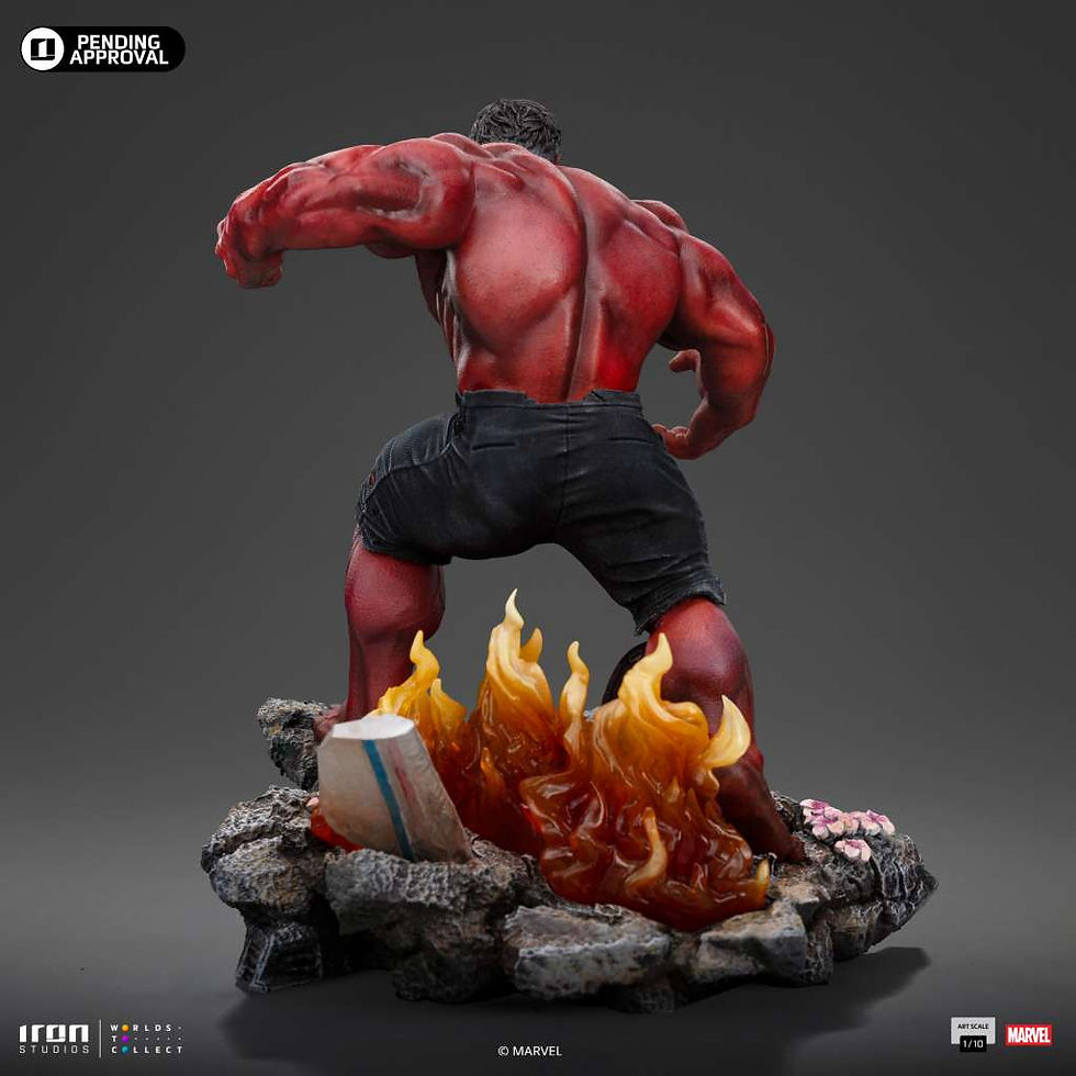 Miniatura: Captain America: Brave New World Art Scale Statue 1/10 Red Hulk
