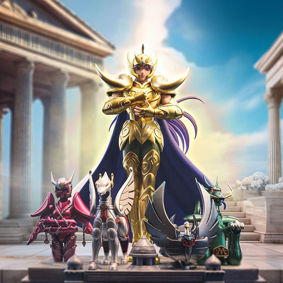 Saint Seiya Art Scale Statue 1/10 Aries Mu Deluxe