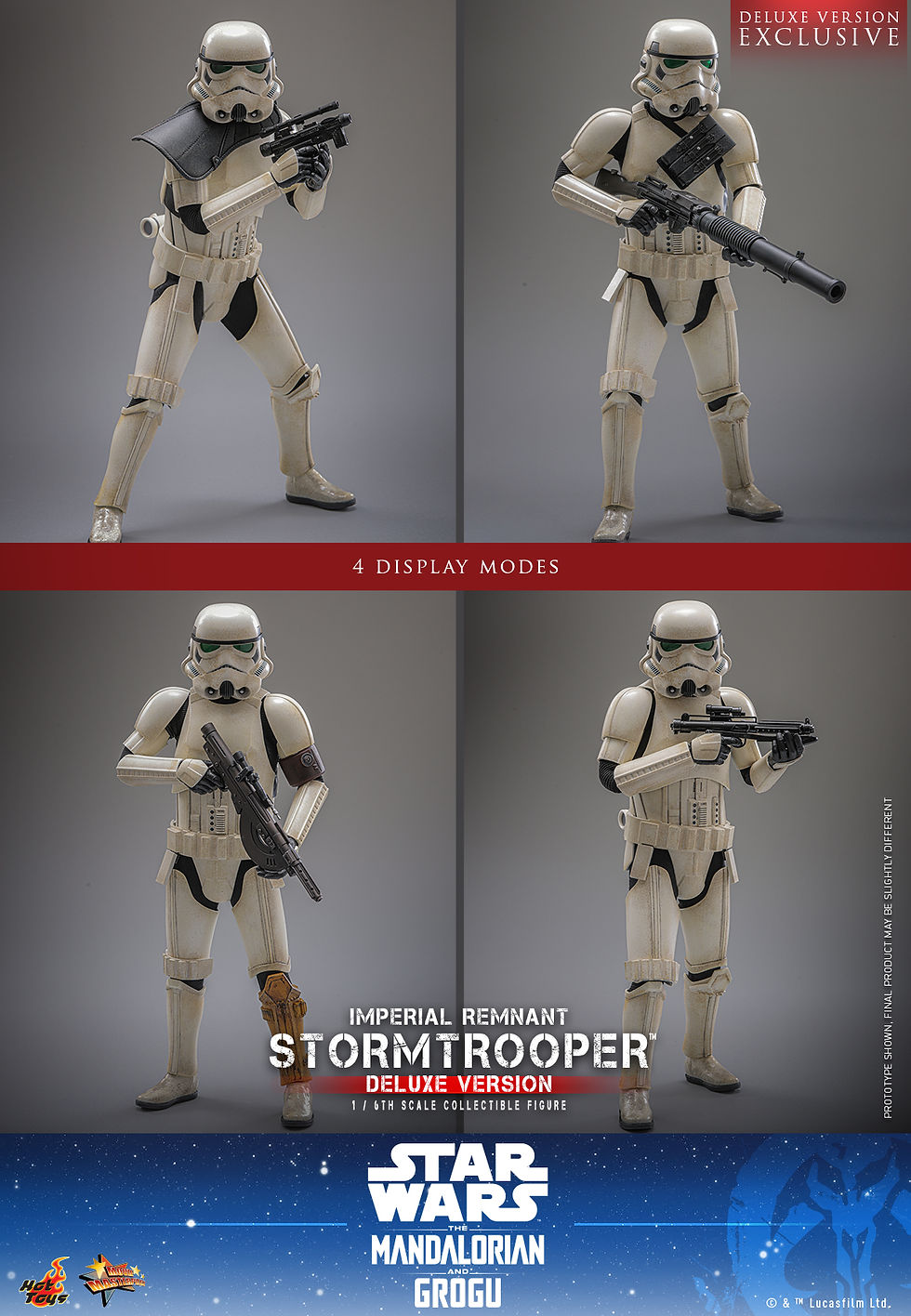 Miniatura: Hot Toys Star Wars: The Mandalorian & Grogu - Imperial Remnant Stormtrooper DX