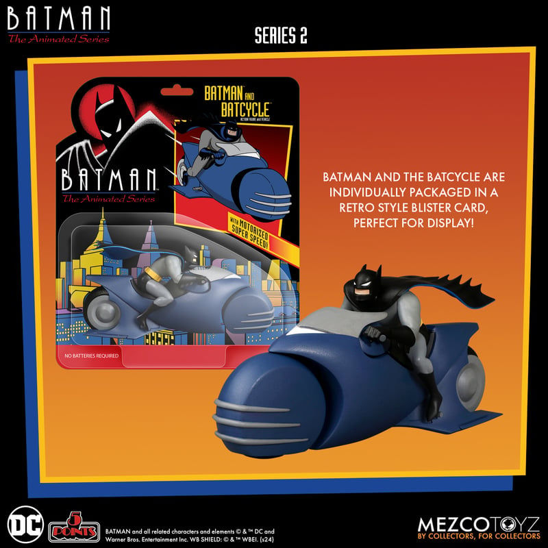 5 Points - Batman: The Animated Series Batman & Batcycle (Series 2)