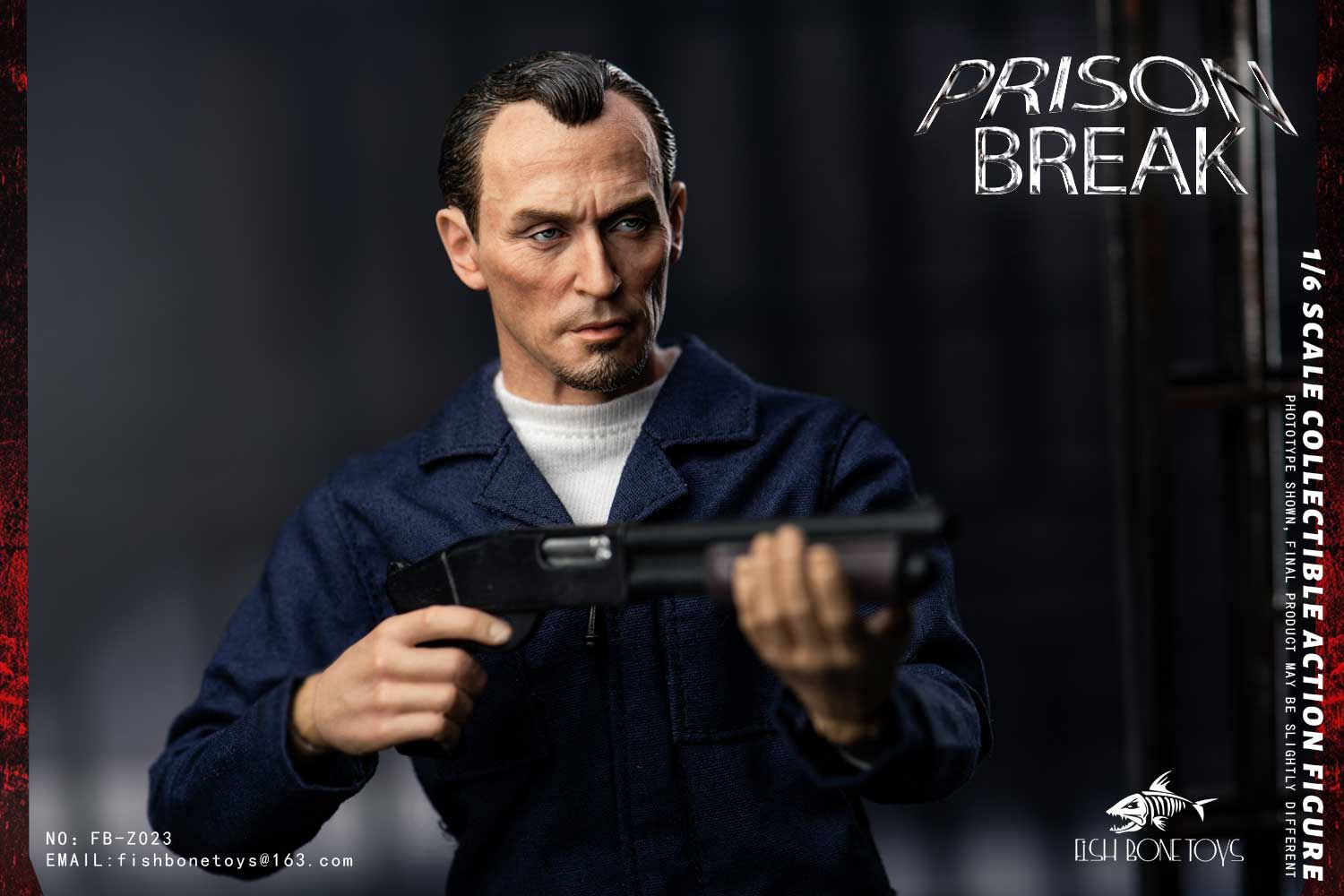 FISH BONE TOYS FB-Z023 Action Figure 1/6 Prison Break T-Bag