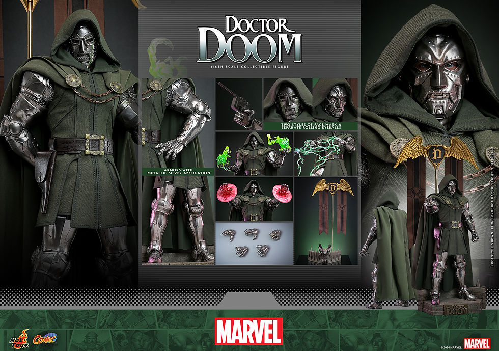 Miniatura: Hot Toys Marvel Comics Action Figure 1/6 Doctor Doom
