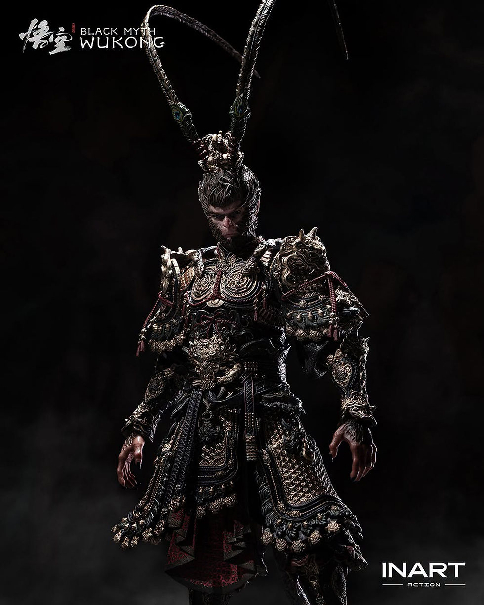 Miniatura: INART Black Myth: Wukong - The Destined One Great Sage Armor 1/12 Action Figure
