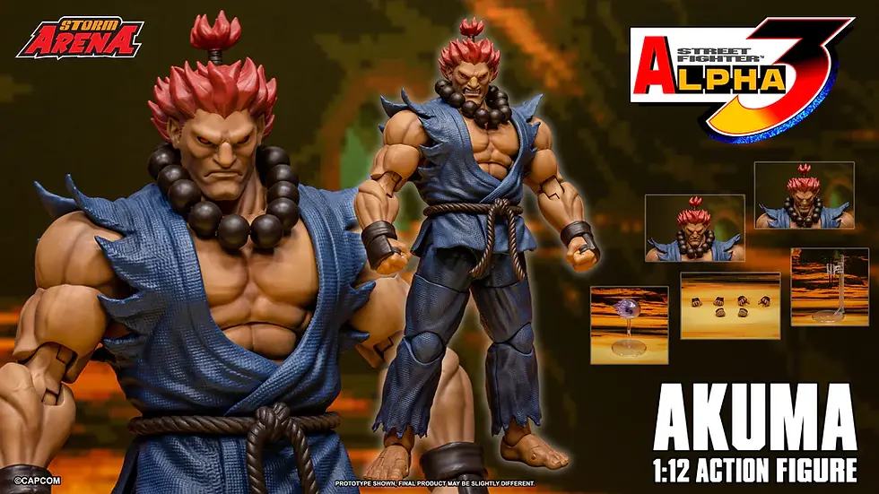 Miniatura: STORM ARENA Street Fighter Alpha 3 Action Figure 1/12 Akuma