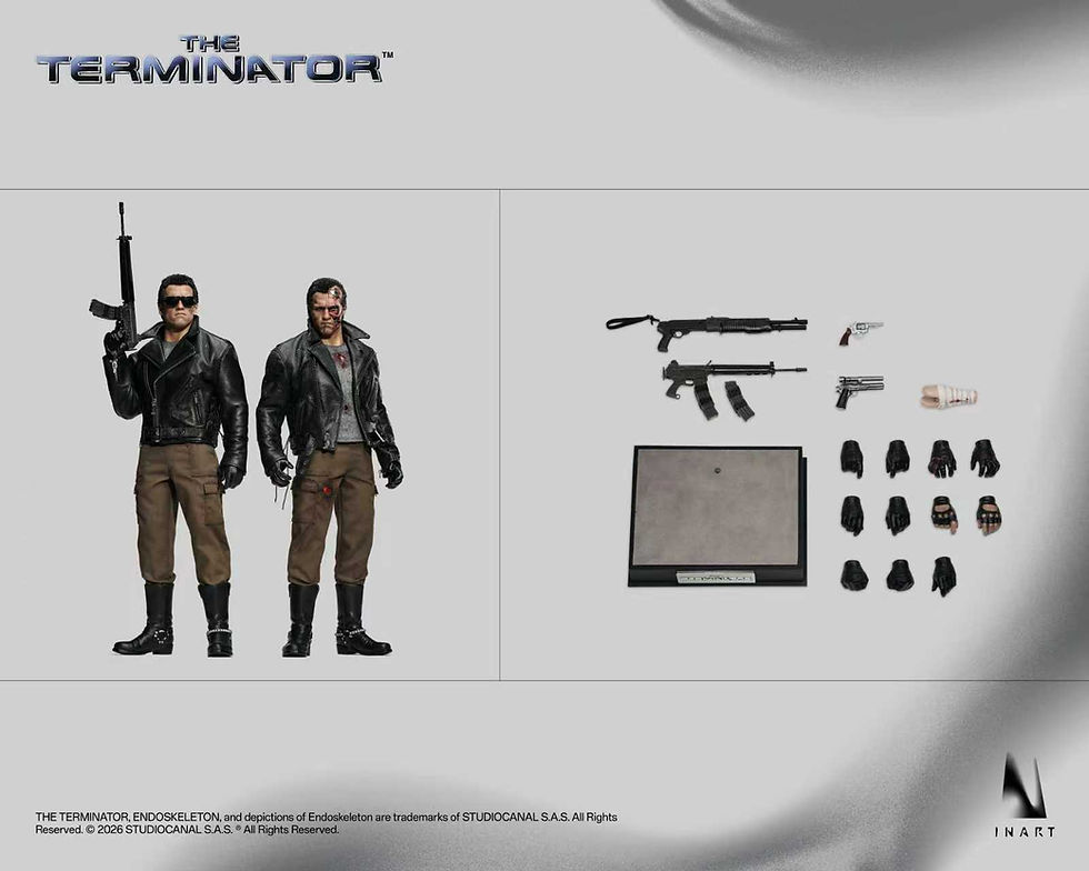 Miniatura: INART The Terminator - T-800 1/6 Collectible Figure (Double Pack)