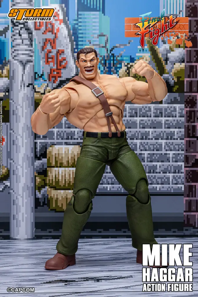 Miniatura: STORM COLLECTIBLES Final Fight Action Figure Mike Haggar