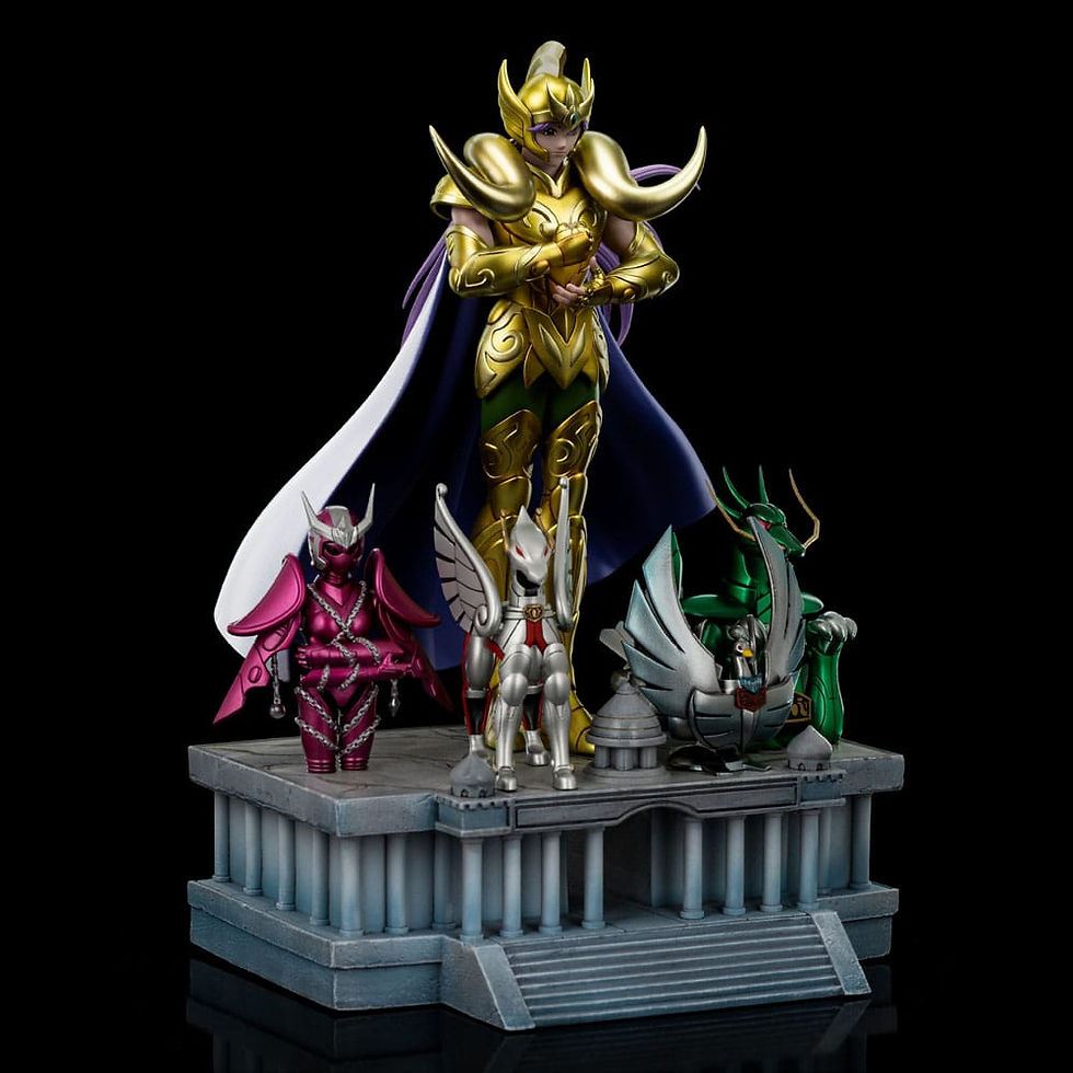 Miniatura: Saint Seiya  Art Scale Statue 1/10 Aries Mu Deluxe