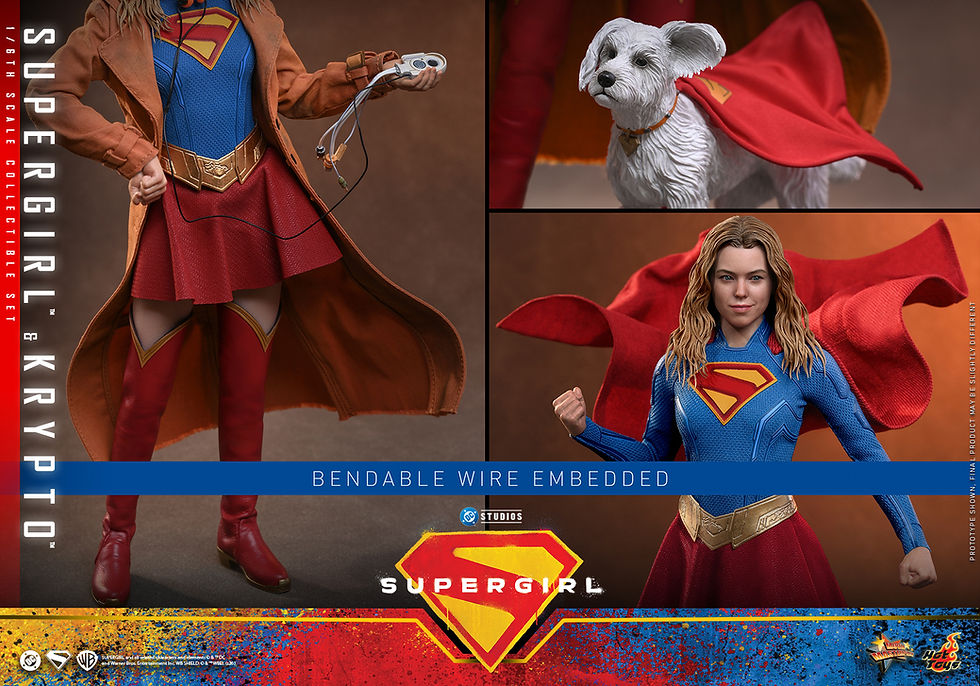 Miniatura: Hot Toys Supergirl - Supergirl & Krypto 1/6 Collectible Figure Set