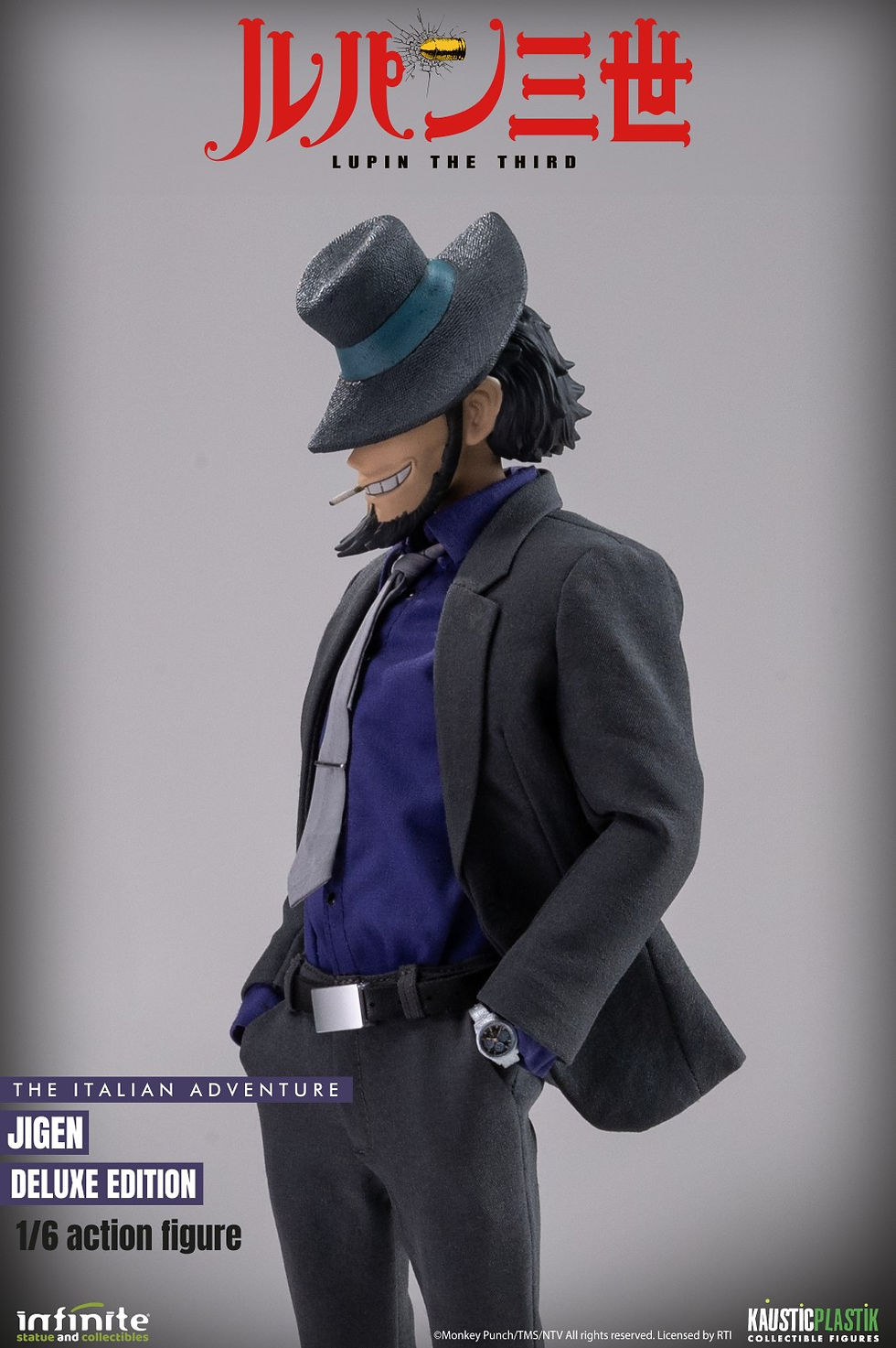 Miniatura: Lupin The 3rd The Italian Adventure 1/6 Action Figure Daisuke Jigen Deluxe Ed.