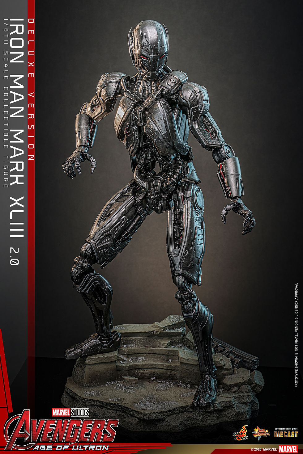 Miniatura: Hot Toys Avengers: Age of Ultron - Iron Man Mark XLIII (2.0) Deluxe Version