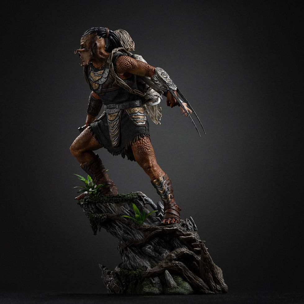 Miniatura: Predator: Badlands Art Scale Statue 1/10 Predator Dek & Thia