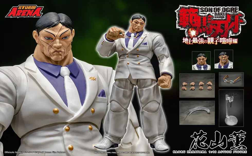 Miniatura: STORM ARENA Baki Hanma -Son of Ogre- Action Figure 1/12 Kaoru Hanayama