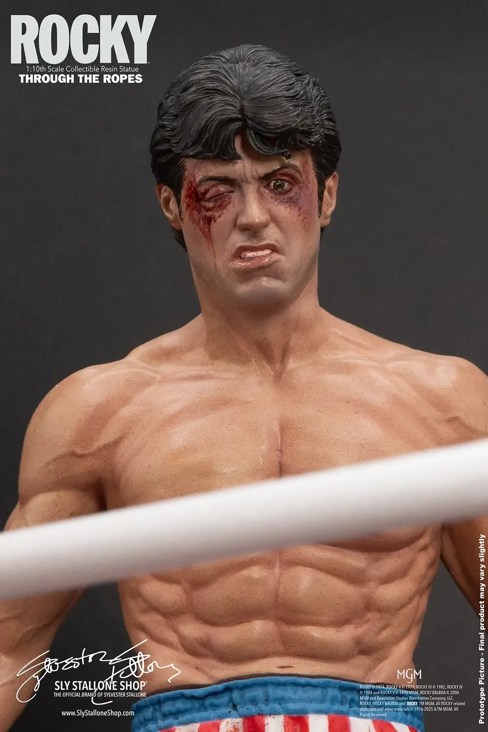 Miniatura: Rocky Over Drago 1/10 Statue Through The Ropes