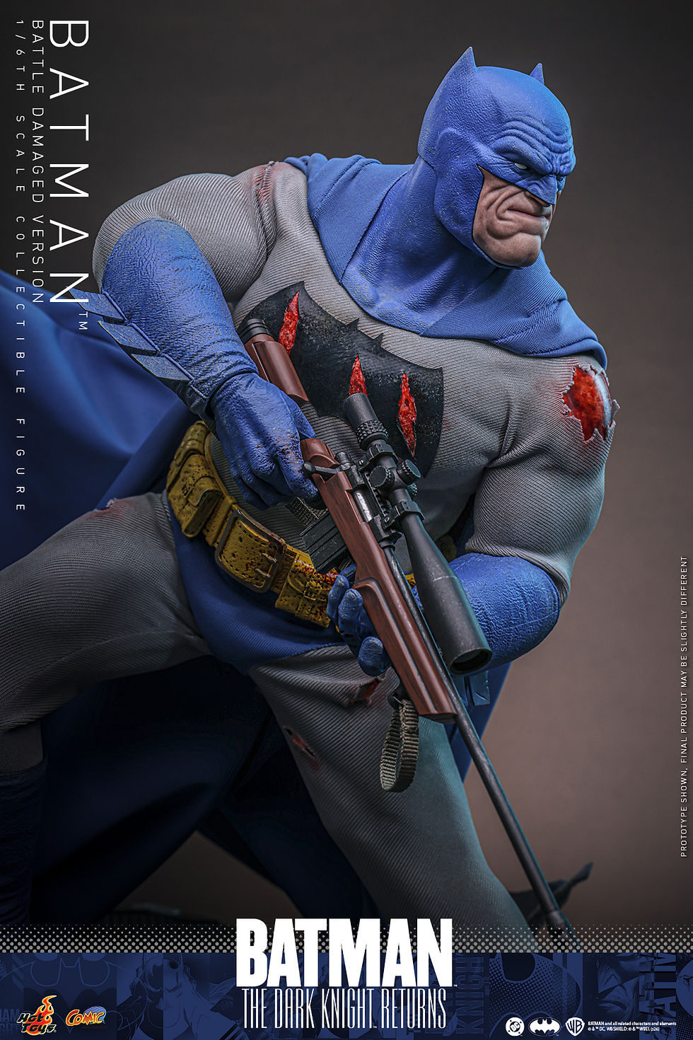 Miniatura: Hot Toys Batman: The Dark Knight Returns Action Figure 1/6 Batman Battle Damaged