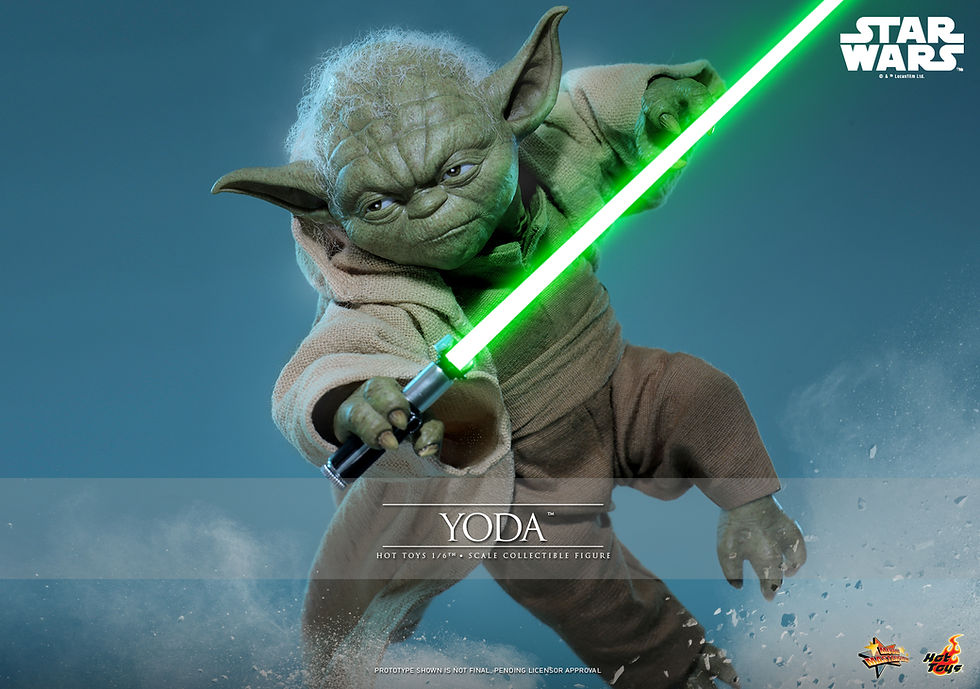 Miniatura: Hot Toys Star Wars: Revenge Of The Sith Action Figure 1/6 Yoda
