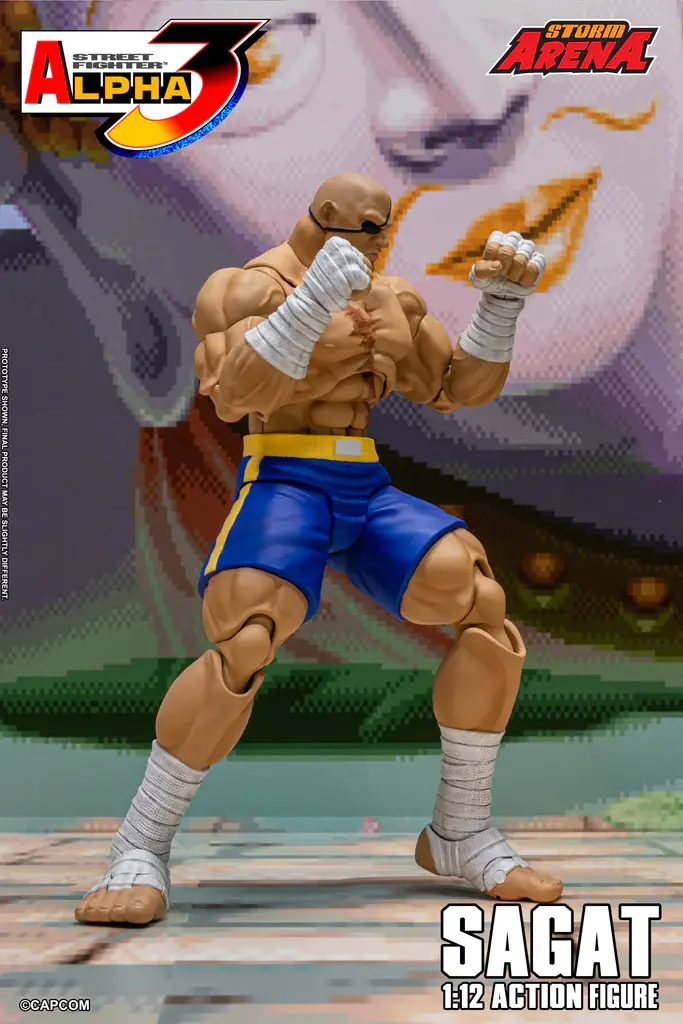 Miniatura: STORM ARENA Street Fighter Alpha 3 Action Figure 1/12 Sagat