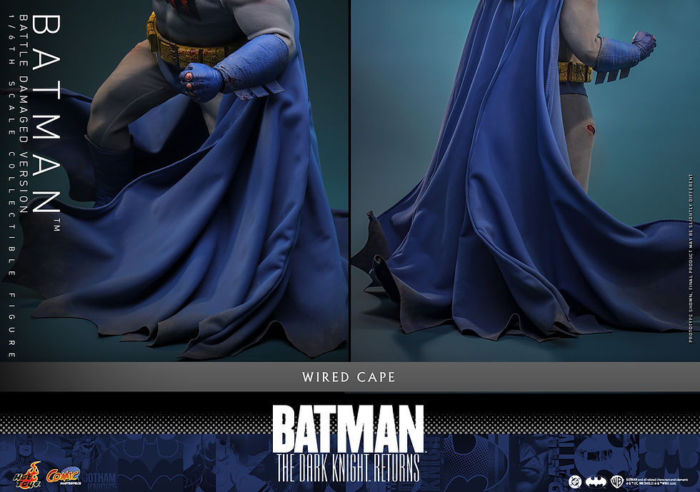 Miniatura: Hot Toys Batman: The Dark Knight Returns Action Figure 1/6 Batman Battle Damaged