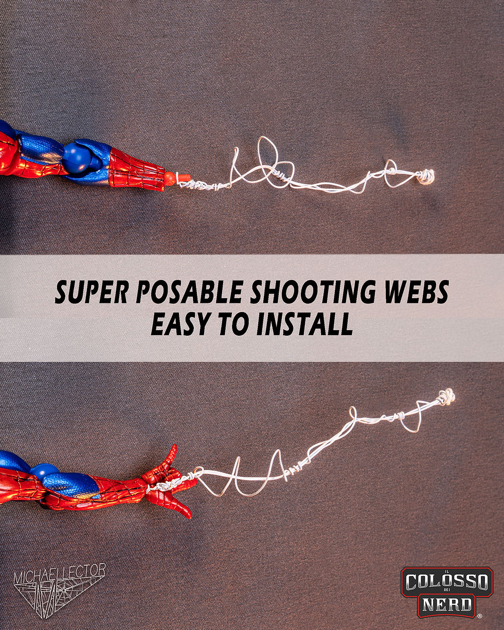 Miniatura: REVOLTECH Spider-Man Custom Webs Set 1/12