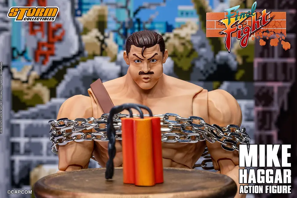 Miniatura: STORM COLLECTIBLES Final Fight Action Figure Mike Haggar