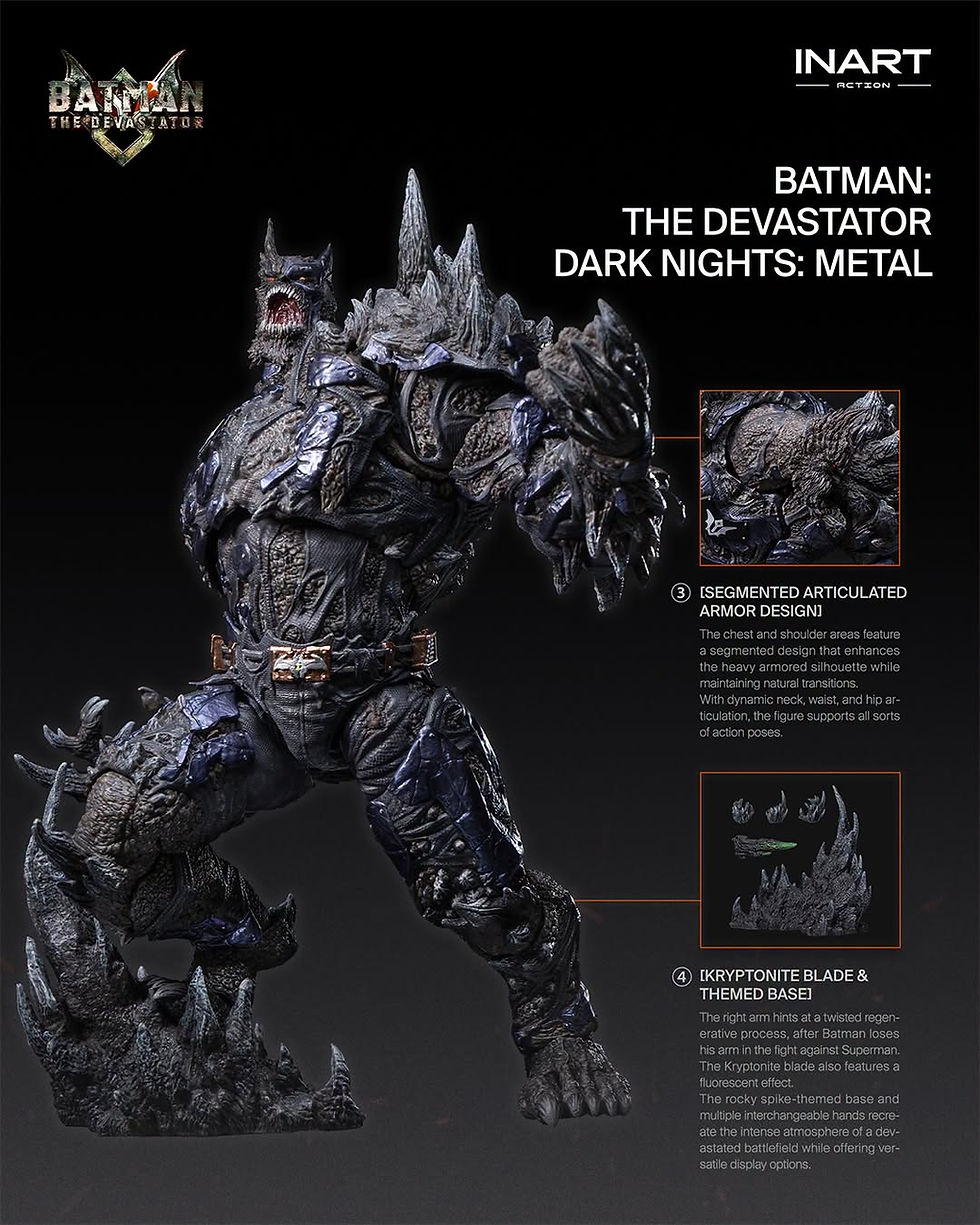 Miniatura: INART Dark Nights: Metal - Batman: The Devastator Action Figure