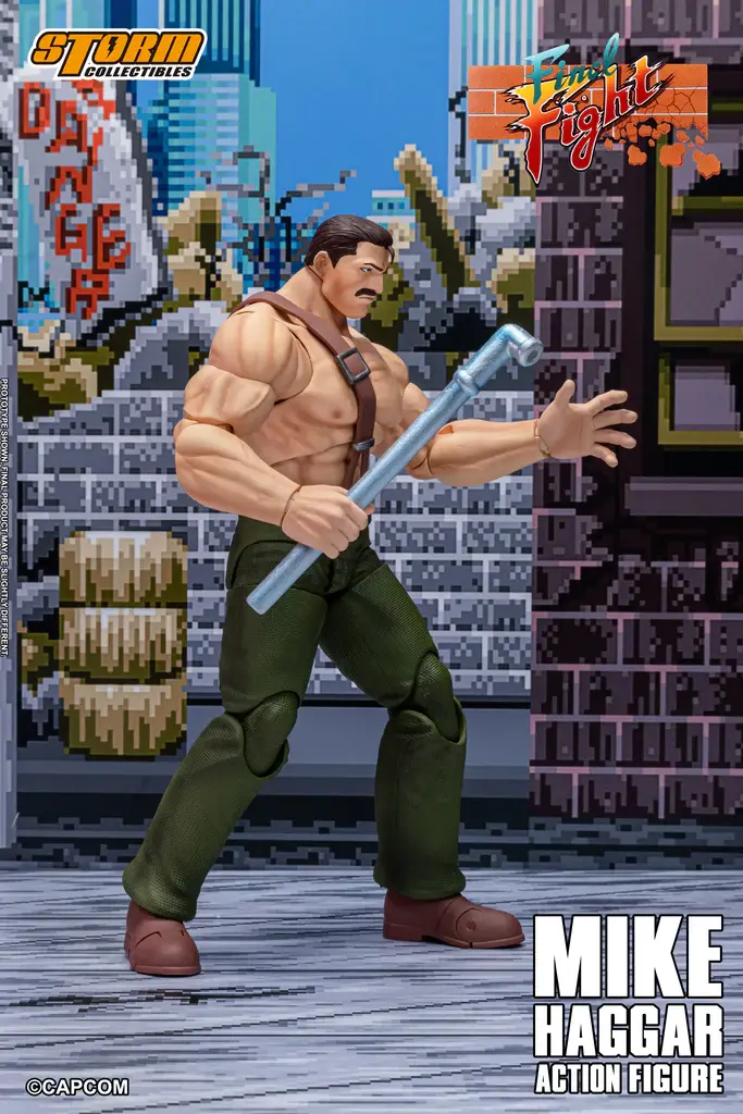 Miniatura: STORM COLLECTIBLES Final Fight Action Figure Mike Haggar