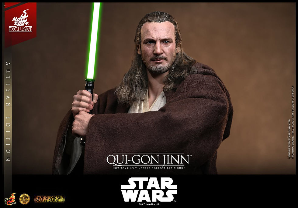 Miniatura: Hot Toys Exclusive Star Wars Action Figure 1/6 Qui-Gon Jinn Artisan Edition