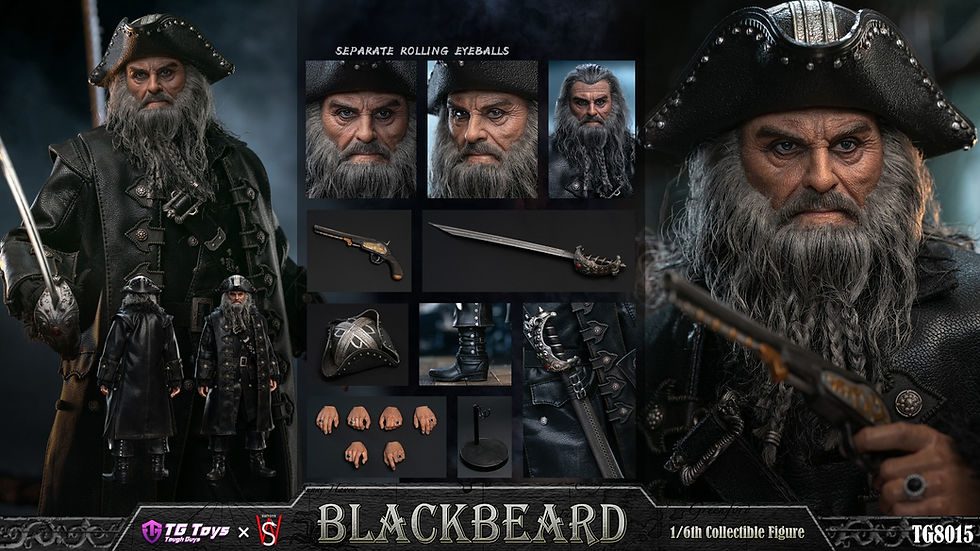 Miniatura: TGTOYS×SWTOYS TG8015 Action Figure 1/6 Blackbeard