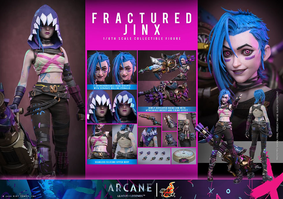 Miniatura: Hot Toys Arcane Action Figure 1/6 Fractured Jinx
