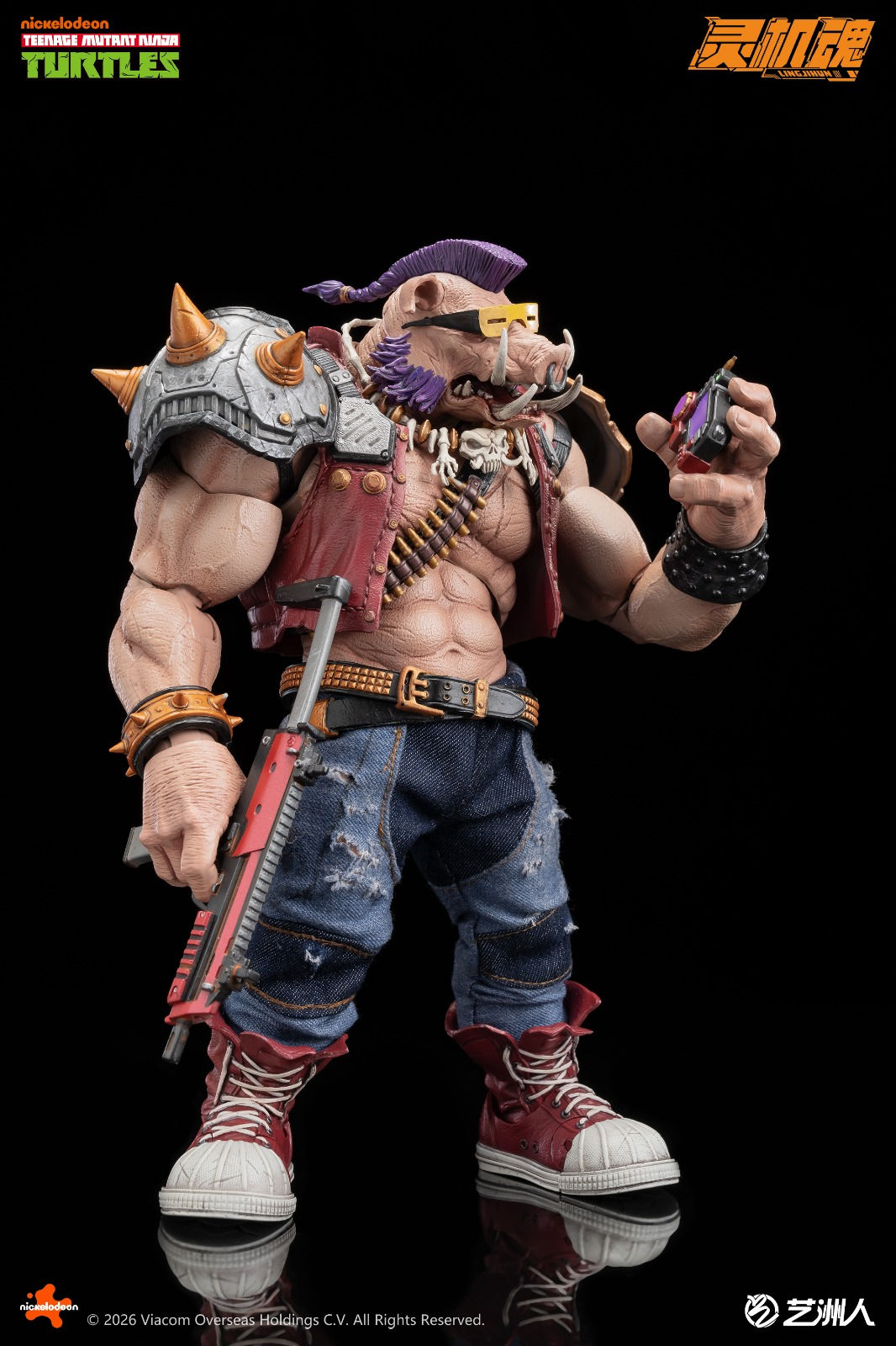 LINGJIHUN Teenage Mutant Ninja Turtles 1/12 Bebop