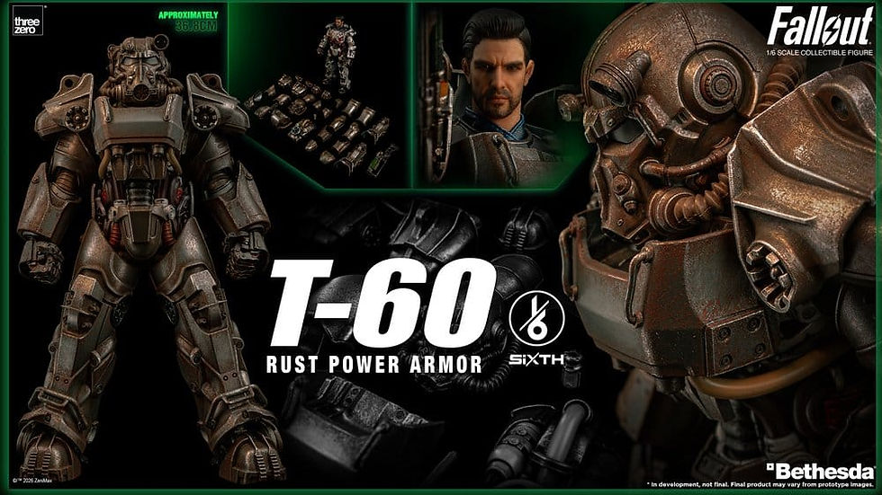 Miniatura: Threezero Fallout Action Figure 1/6 T-60 Rust Power Armor
