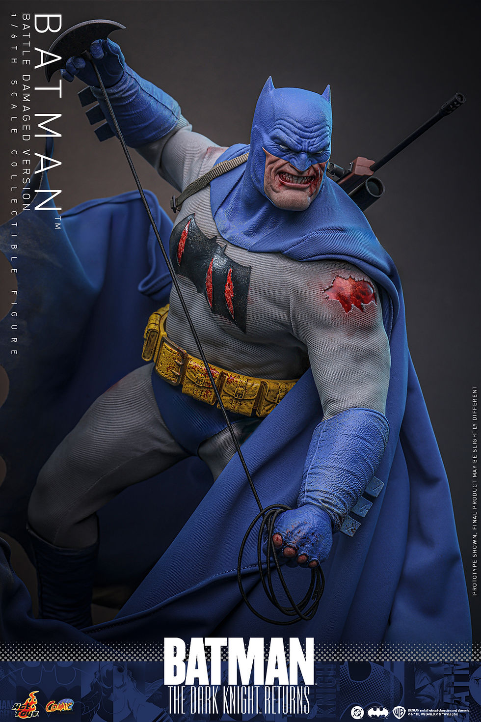 Miniatura: Hot Toys Batman: The Dark Knight Returns Action Figure 1/6 Batman Battle Damaged