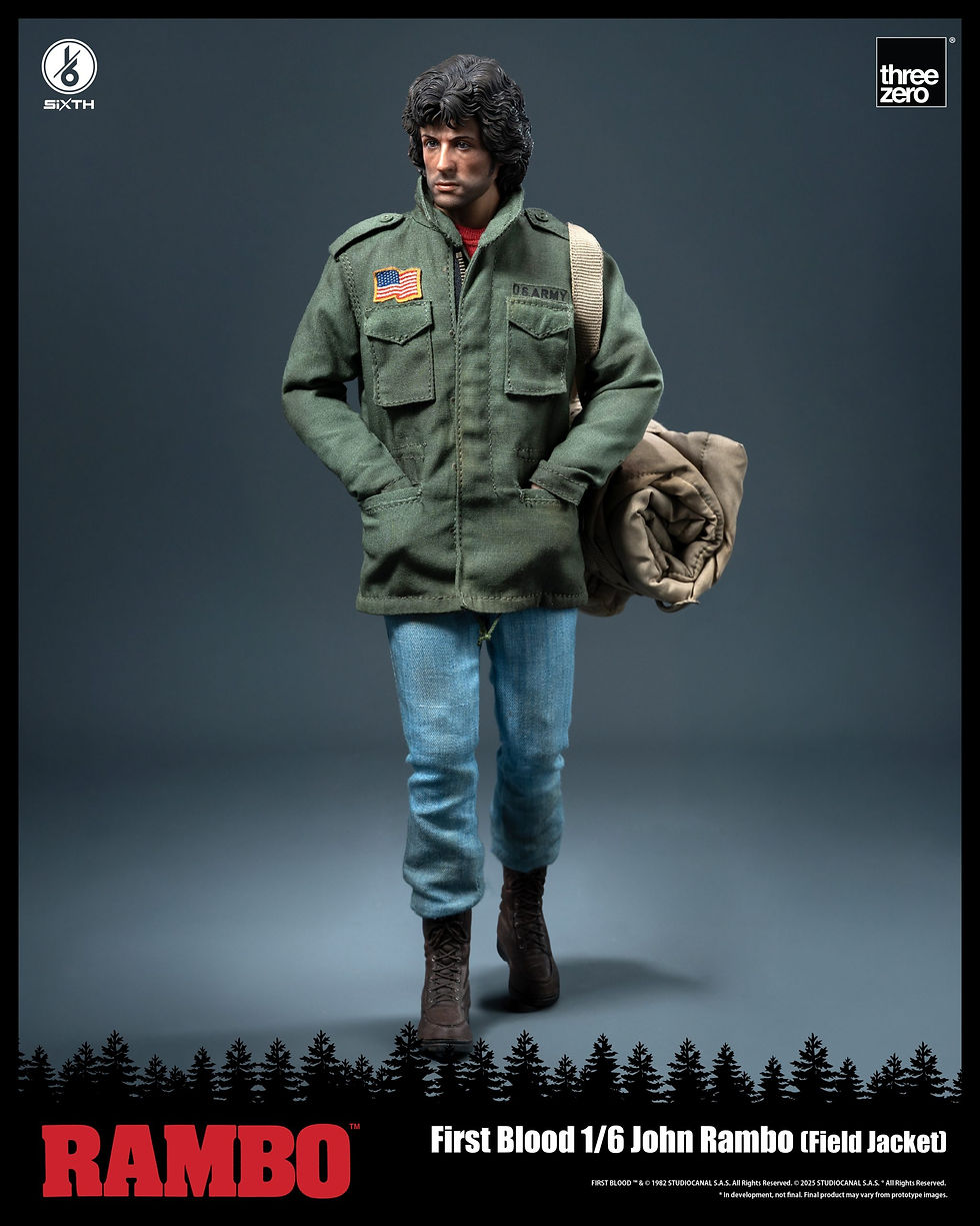 Miniatura: Threezero Rambo: First Blood 1/6 John Rambo (Field Jacket)