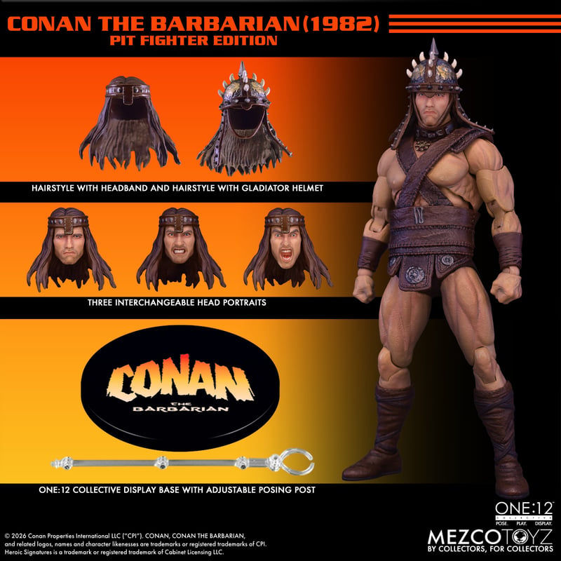 Miniatura: One:12 Collective Conan The Barbarian Pit Fighter Edition