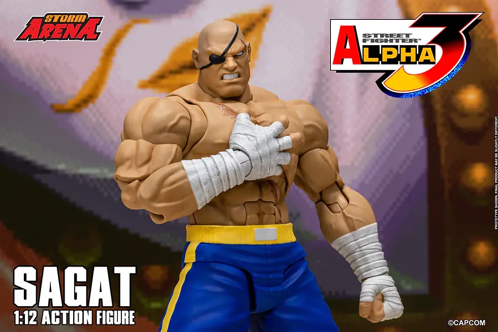 Miniatura: STORM ARENA Street Fighter Alpha 3 Action Figure 1/12 Sagat